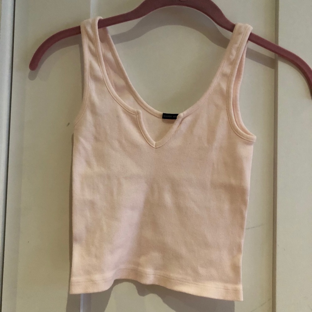 Brandy Melville light pink tank